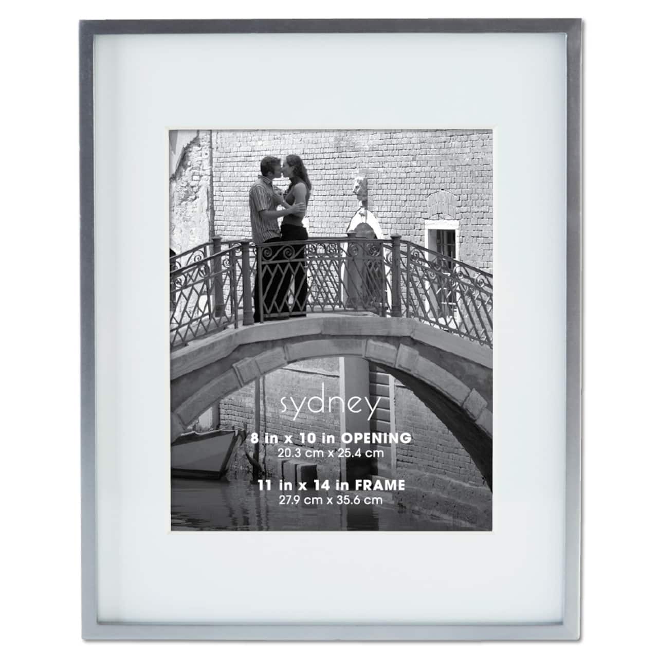 Silver Sydney Frame with Mat by Aaron Brothers